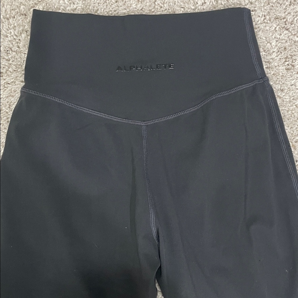 Alphalete Grey Leggings with Detailing